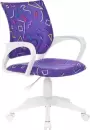 Компьютерное кресло Бюрократ Burokids 1W 1920838 (фиолетовый Sticks 08/пластик белый) icon
