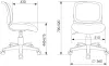 Кресло Бюрократ CH-W296NX/15-48 (серый) фото 2