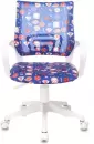 Кресло детское Бюрократ KD-W4 (синий аниме, пластик белый) icon 2