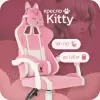 Игровое кресло Бюрократ Knight Kitty W фото 2