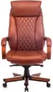 Кресло офисное Бюрократ T-9924 WALNUT (светло-коричневый Leather Eichel) icon 2