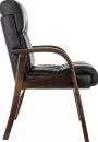 Офисный стул Бюрократ T-9932W-CF-Eco (черный, экокожа) фото 3