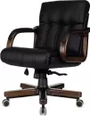 Офисное кресло Бюрократ T-9932W-LOW-Eco (черный, экокожа) фото 3