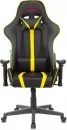 Кресло Бюрократ ViKing Zombie A4 (черный/желтый) фото 2