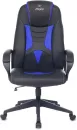 Игровое кресло Бюрократ Zombie 8 (черный/синий) фото 2