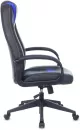 Игровое кресло Бюрократ Zombie 8 (черный/синий) фото 3