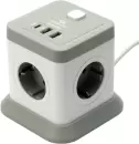 Сетевой фильтр Cablexpert TWR-4-CU2-W-2 icon