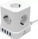 Сетевой фильтр Cablexpert TWR-5-U4-W-3 icon