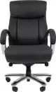 Офисное кресло CHAIRMAN CH407 (натуральная кожа/экокожа, черный) icon 2