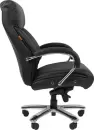 Офисное кресло CHAIRMAN CH407 (натуральная кожа/экокожа, черный) icon 5