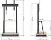 Стойка для телевизора Holder PR-108 (черный/керамика) фото 4