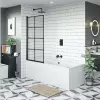 Шторка на ванну Calani Faro Black Check 70 icon 3