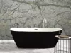 Акриловая ванна Calani Lester White Black 160x80 фото 3