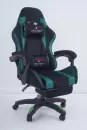 Игровое кресло Calviano 1584 (велюр, черный/зеленый) icon 5
