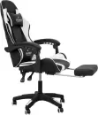 Игровое кресло Calviano 1590 (PU, черный/белый) icon