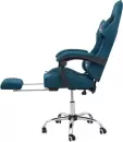 Кресло геймерское Calviano Avanti Ultimato (light blue fabric) с подножкой  фото 3