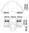 Туристическая палатка Canadian Camper SANA 4 PLUS icon 3