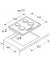 Газовая варочная панель Candy CVG 64 STGB icon 2
