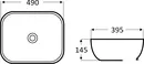 Умывальник CeramaLux 78104MB icon 3