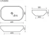 Умывальник Ceramica Nova Element CN5030 icon 6