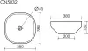 Умывальник Ceramica Nova Element CN5032 icon 6