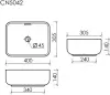 Умывальник Ceramica Nova Element CN5042 icon 6