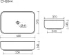 Умывальник Ceramica Nova Element CN5044 icon 7