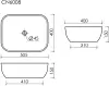 Умывальник Ceramica Nova Element CN6008 icon 6