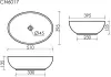 Умывальник Ceramica Nova Element CN6017MW icon 7