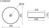 Умывальник Ceramica Nova Element CN6022 icon 7