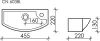 Умывальник Ceramica Nova Element CN6038L icon 8