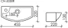 Умывальник Ceramica Nova Element CN6038R icon 8