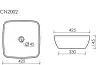 Умывальник Ceramica Nova Form CN2002 icon 6