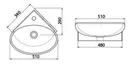 Умывальник CeraStyle Mini 45 icon 3