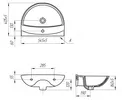 Умывальник Cersanit Mito Red 55 B icon 2