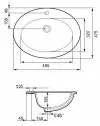 Раковина Cersanit Gamma icon 3