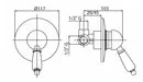 Смеситель Cezares Elite-DIM-01-Bi icon 2