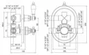 Смеситель Cezares Elite VDIM2-T Золото icon 2