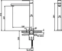 Смеситель Cezares MOLVENO-LLPM-01-Cr icon 2