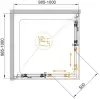 Душевой уголок Cezares Eco-O-A-2-100-C-Cr фото 4