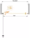 Душевая дверь Cezares ECO-O-B-1-80-C-Cr icon 5