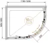 Душевой уголок Cezares ECO-O-RH-2-120/100-C-Cr фото 2