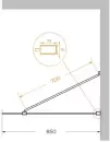 Душевая перегородка Cezares Liberta-L-1-TB-85-C-Cr фото 7