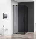 Душевой уголок Cezares Slider-AH-1-100-100/110-Grigio-NERO icon