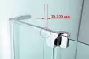 Душевой уголок Cezares Slider-AH-1-100-70/80-Grigio-NERO фото 6