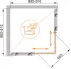 Душевой уголок Cezares Stylus-O-M-A-2-90-C-Cr фото 2