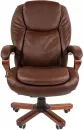 Кресло Chairman 408 (коричневый) фото 2
