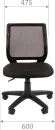 Офисный стул CHAIRMAN 699 Б/Л (черный/оранжевый) фото 4