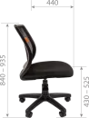 Офисный стул CHAIRMAN 699 Б/Л (черный/оранжевый) фото 5