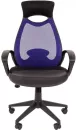 Кресло CHAIRMAN 840 (черный/синий) фото 2